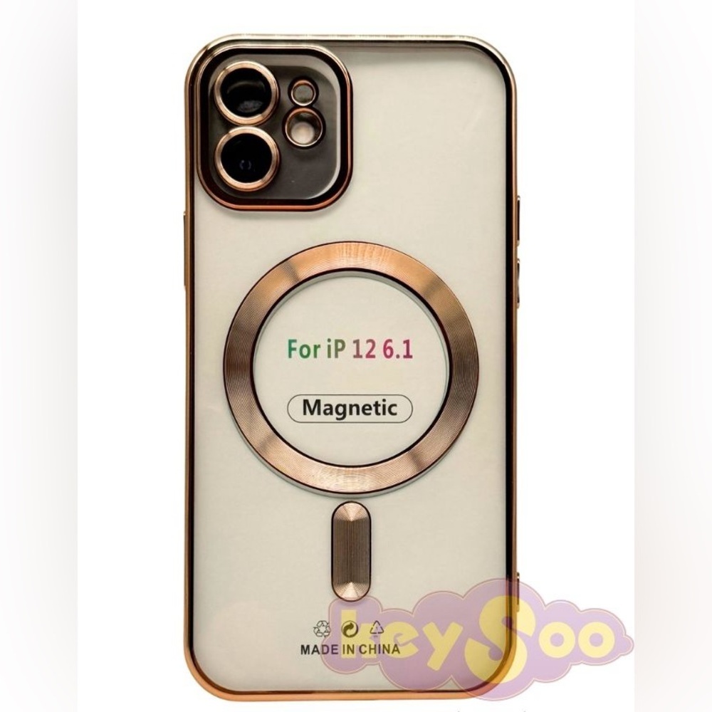 Magnetic Case for iPhone 12 - Gold